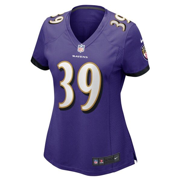 Eddie Jackson Baltimore Ravens Nike Women's Game Jersey - Purple - Image 4
