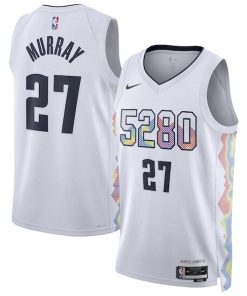 Jamal Murray Denver Nuggets Nike Unisex 2024/25 Swingman Player Jersey - City Edition - White