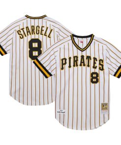 Willie Stargell Pittsburgh Pirates Cooperstown Collection 1979 Authentic Jersey - White