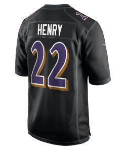 Alternative view of Derrick Henry Baltimore Ravens Nike Fashion Jersey - Carbon Black