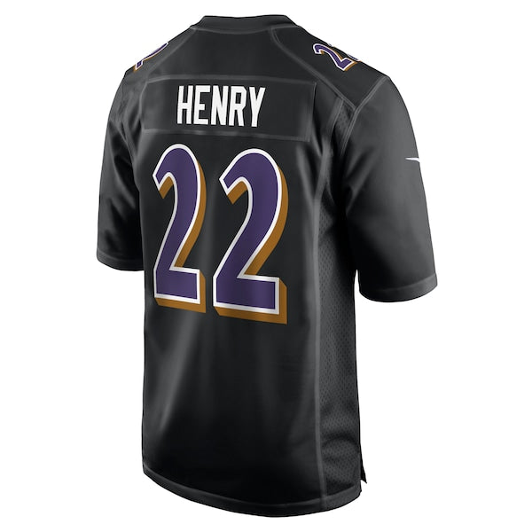 Derrick Henry Baltimore Ravens Nike Fashion Jersey - Carbon Black - Image 2