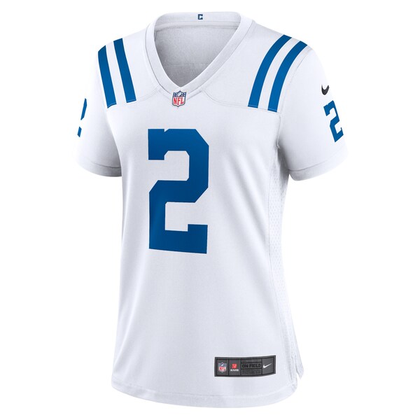 Carson Wentz Indianapolis Colts Nike Women's Game Jersey - White/Royal - Image 3