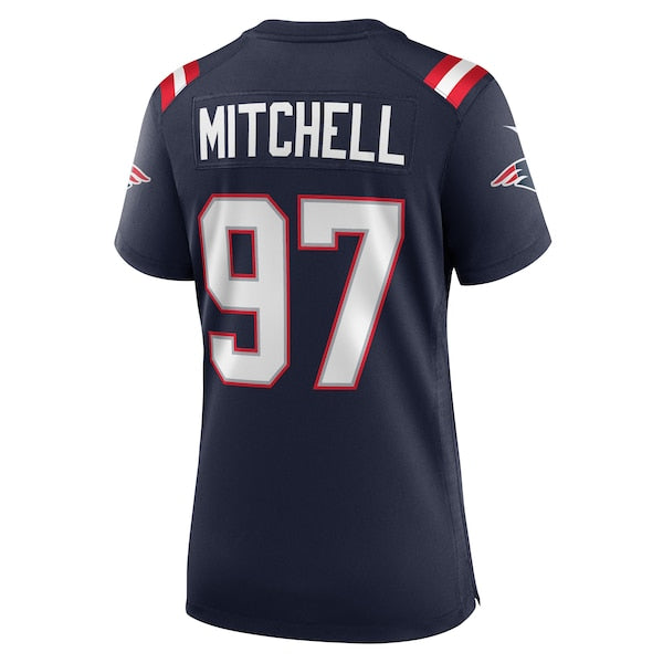 DaMarcus Mitchell New England Patriots Nike Women's Game Player Jersey - Navy - Image 3