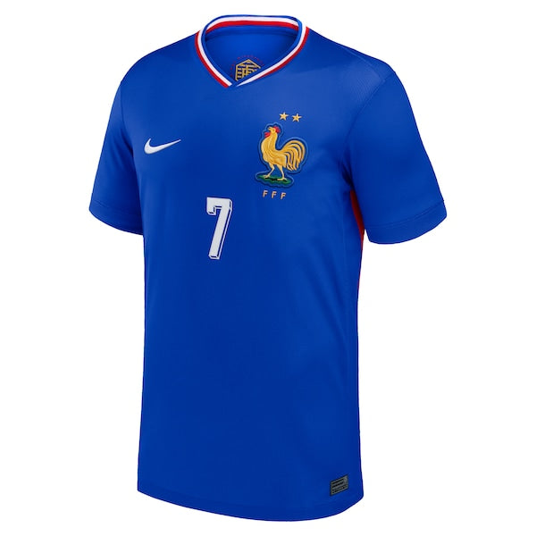 Antoine Griezmann France National Team Nike Youth 2024 Home Replica Jersey - Blue - Image 2