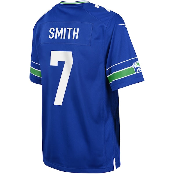 Geno Smith Seattle Seahawks Nike Youth Game Jersey - Royal - Image 3