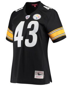 Alternative view of Troy Polamalu Pittsburgh Steelers Women's Legacy Replica Team Jersey - Black