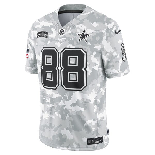 CeeDee Lamb Dallas Cowboys Nike 2024 Salute to Service Limited Jersey - Arctic Camo - Image 3