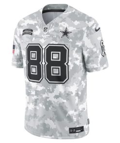 Alternative view of CeeDee Lamb Dallas Cowboys Nike 2024 Salute to Service Limited Jersey - Arctic Camo
