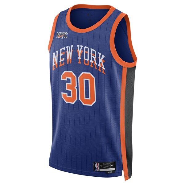 Julius Randle New York Knicks Nike Unisex 2023/24 Swingman Jersey - Blue - City Edition - Image 2