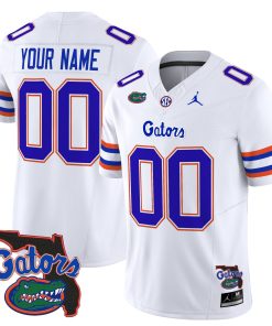 Florida Gators Jordan Brand Custom Game Jersey - White