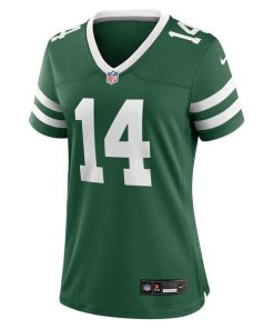 Alternative view of Austin McNamara New York Jets Nike Women's Team Game Jersey - Legacy Green