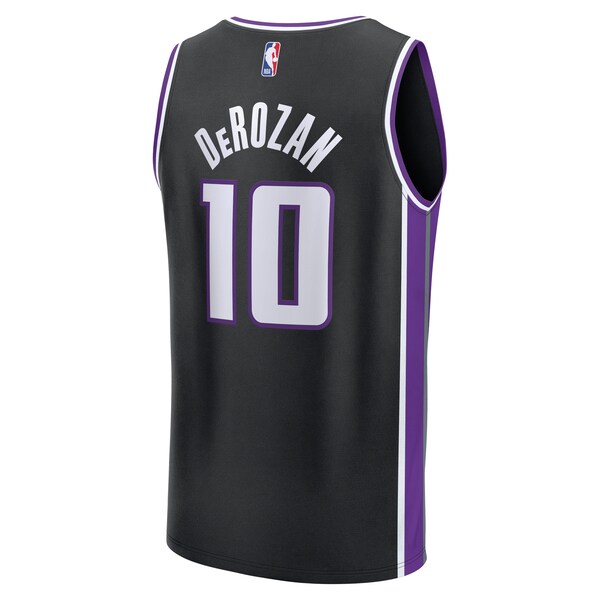 DeMar DeRozan Sacramento Kings Youth Fast Break Replica Player Jersey - Icon Edition - Black - Image 3