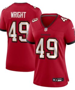 Owen Wright Tampa Bay Buccaneers Nike Women's Team  Game Jersey -  Red