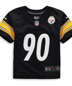Alternative view of T.J. Watt Pittsburgh Steelers Nike Toddler Game Jersey - Black