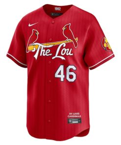Alternative view of Paul Goldschmidt St. Louis Cardinals Nike 2024 City Connect Limited Player Jersey - Red