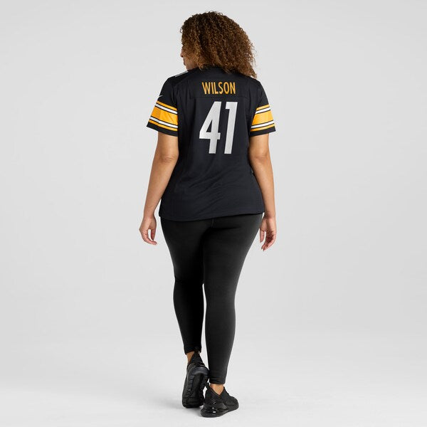 Payton Wilson Pittsburgh Steelers Nike Women's Game Jersey - Black - Image 7
