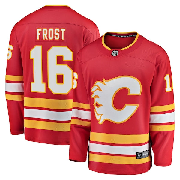 Morgan Frost Calgary Flames Home Breakaway Jersey - Red
