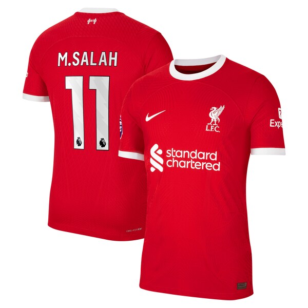 Mohamed Salah Liverpool Nike 2023/24 Home Authentic Player Jersey - Red/White - Image 2