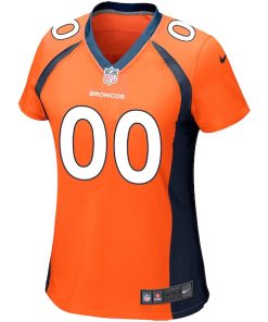 Alternative view of Denver Broncos Nike Women's Custom Game Jersey - Orange