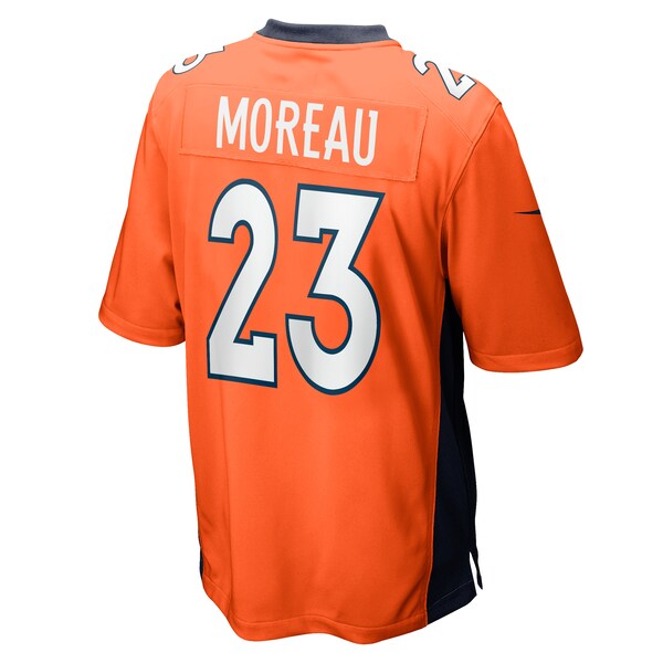Fabian Moreau Denver Broncos Nike Team Game Jersey - Orange - Image 3