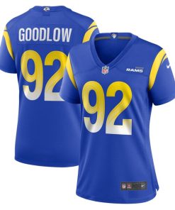 Anthony Goodlow Los Angeles Rams Nike Women's Game Jersey -  Royal