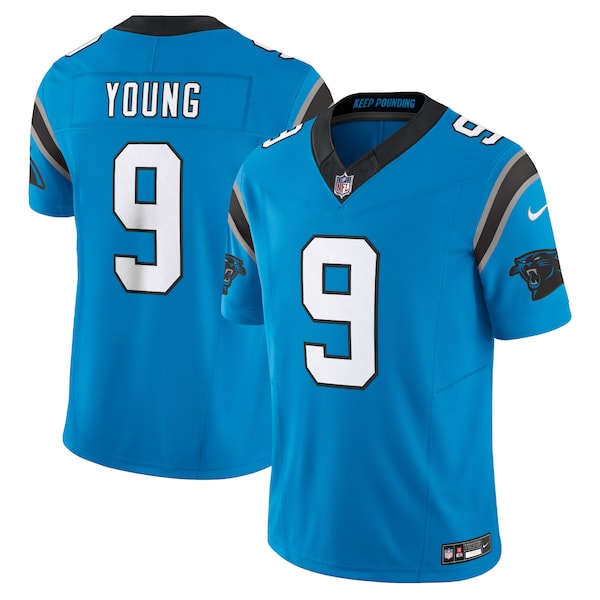 Bryce Young Carolina Panthers Nike Vapor F.U.S.E. Limited Jersey - Blue/White - Image 2