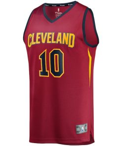 Alternative view of Darius Garland Cleveland Cavaliers  Youth Replica Fast Break Jersey Wine - Icon Edition