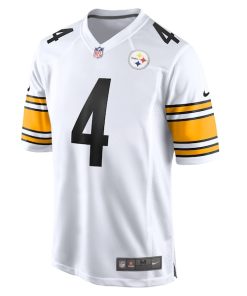 Alternative view of DK Metcalf Pittsburgh Steelers Nike Game Player Jersey - White