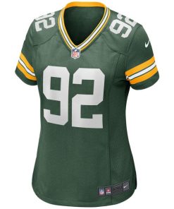 Alternative view of Reggie White Green Bay Packers Nike Women's Game Retired Player Jersey - Green