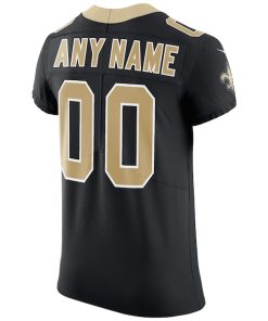 Alternative view of New Orleans Saints Nike Vapor Untouchable Custom Elite Jersey - Black