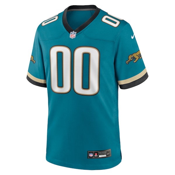 Jacksonville Jaguars Nike Prowler Throwback Custom Game Jersey - Teal - Image 2