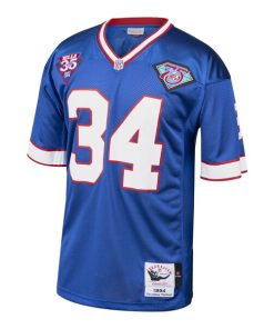 Alternative view of Thurman Thomas Buffalo Bills 1985 Authentic Throwback Retired Player Jersey - Royal