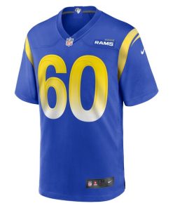 Alternative view of Logan Bruss Los Angeles Rams Nike Game Player Jersey - Royal