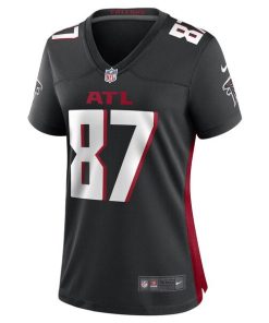 Alternative view of John FitzPatrick Atlanta Falcons Nike Women's Game Player Jersey - Black