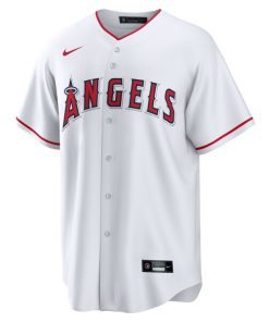 Alternative view of Kyren Paris Los Angeles Angels Nike Home Replica Jersey - White