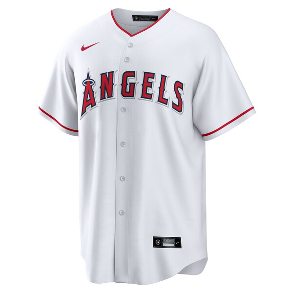 Kyren Paris Los Angeles Angels Nike Home Replica Jersey - White - Image 2