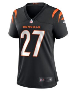 Alternative view of Jordan Battle Cincinnati Bengals Nike Women's Team Game Jersey -  Black