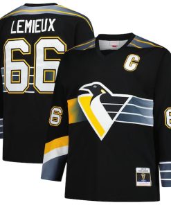 Mario Lemieux Pittsburgh Penguins  1996/97 Blue Line 2.0 Jersey - Black