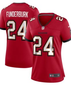 Alternative view of Tyrek Funderburk Tampa Bay Buccaneers Nike Women's  Game Jersey -  Red
