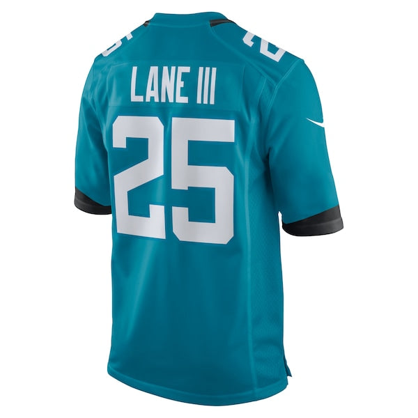 Rayuan Lane III Jacksonville Jaguars Nike Team Game Jersey - Teal - Image 3