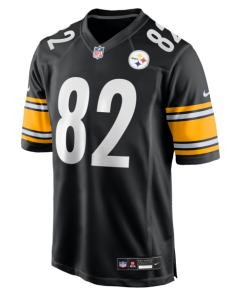 Alternative view of Isaiah Hodgins Pittsburgh Steelers Nike Team Game Jersey -  Black