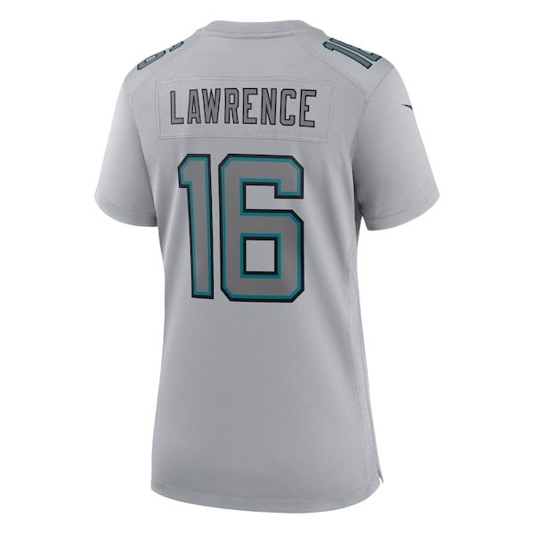 Trevor Lawrence Jacksonville Jaguars Nike Women's Atmosphere Fashion Game Jersey - Gray - Image 3