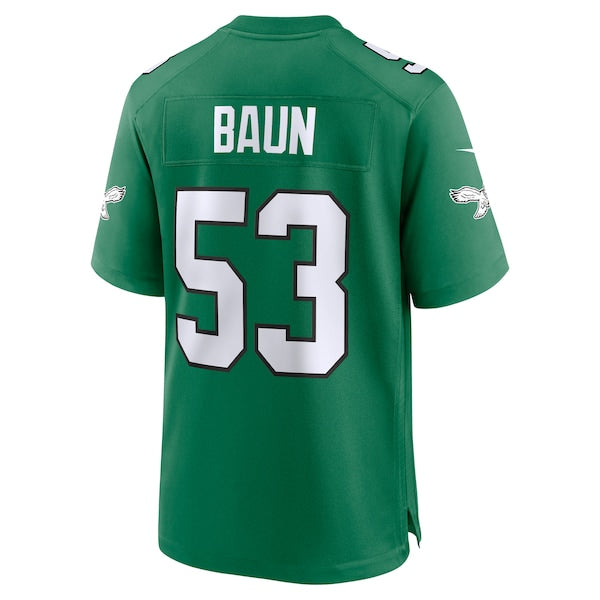 Zack Baun Philadelphia Eagles Nike Alternate Game Jersey - Kelly Green/Green - Image 4