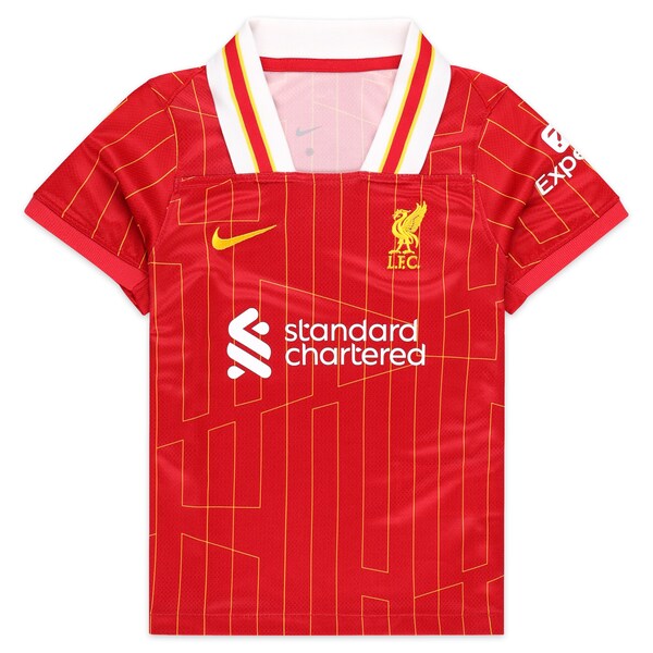 Liverpool Nike Preschool 2024/25 Home Replica Stadium Kit Set - Red - Image 3