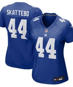 Cam Skattebo New York Giants Nike Women's Team Game Player Jersey - Royal
