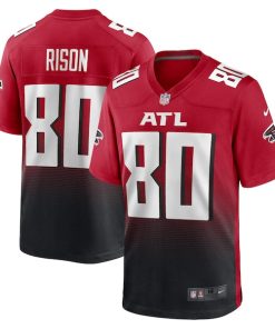 Alternative view of Andre Rison Atlanta Falcons Nike Retired Player Jersey - Red/Black