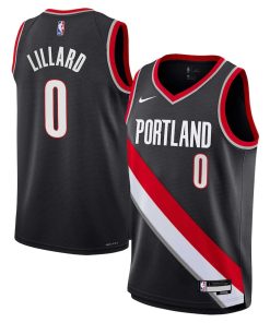 Damian Lillard Portland Trail Blazers Nike Youth Swingman Jersey - Icon Edition - Black