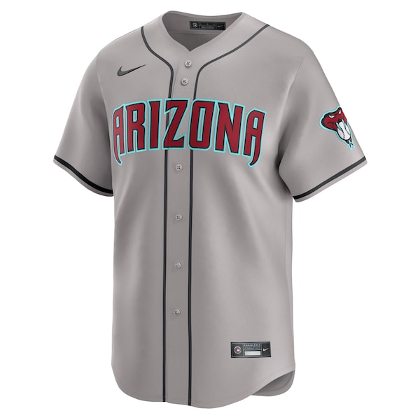 Arizona Diamondbacks Nike Away Limited Jersey - Gray - Image 2