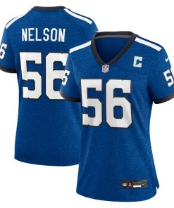 Quenton Nelson Indianapolis Colts Nike Women's Indiana Nights Alternate Game Jersey - Royal