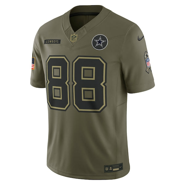 CeeDee Lamb Dallas Cowboys Nike 2025 Salute to Service Limited Jersey - Olive - Image 2